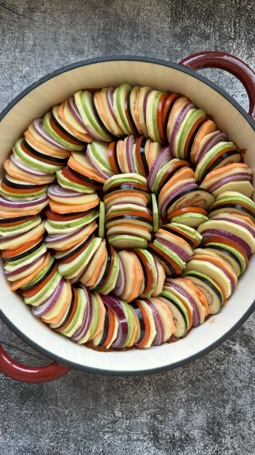 תבשיל ירקות בסגנון רטטוי